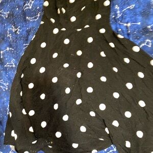 Black Polka Dot Dress cute and comfy and comfortable suitable for any occasion